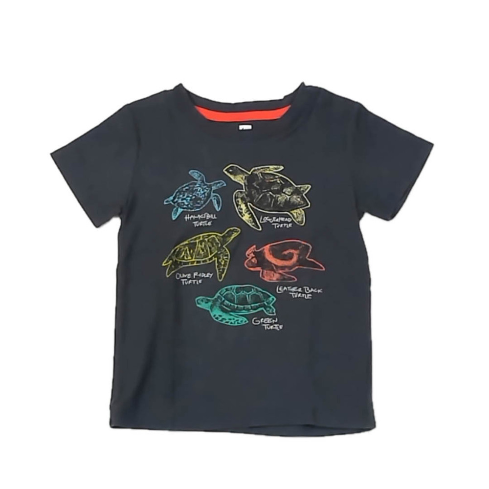 Tea Collection Boys Navy Turtle T-Shirt size: 3T